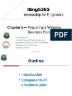 Ieng5362 Entrepreneurship For Engineers: Chapter 6 - Preparing A Winning
