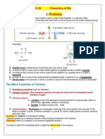 1-Proteins: CH 24 Chemistry of Life