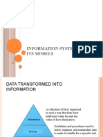 Information System and Its Models