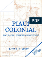 ETNO-HISTÓRIA DOS ÍNDIOS DO PIAUÍ COLONIAL