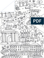 Buckingham Palace Piccadilly Coloring Page