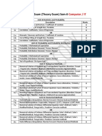 End-Semester Exam (Theory Exam) Sem-II: Computer / IT