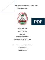 Laporan Akhir Praktikum Formulasi Dan Tsa