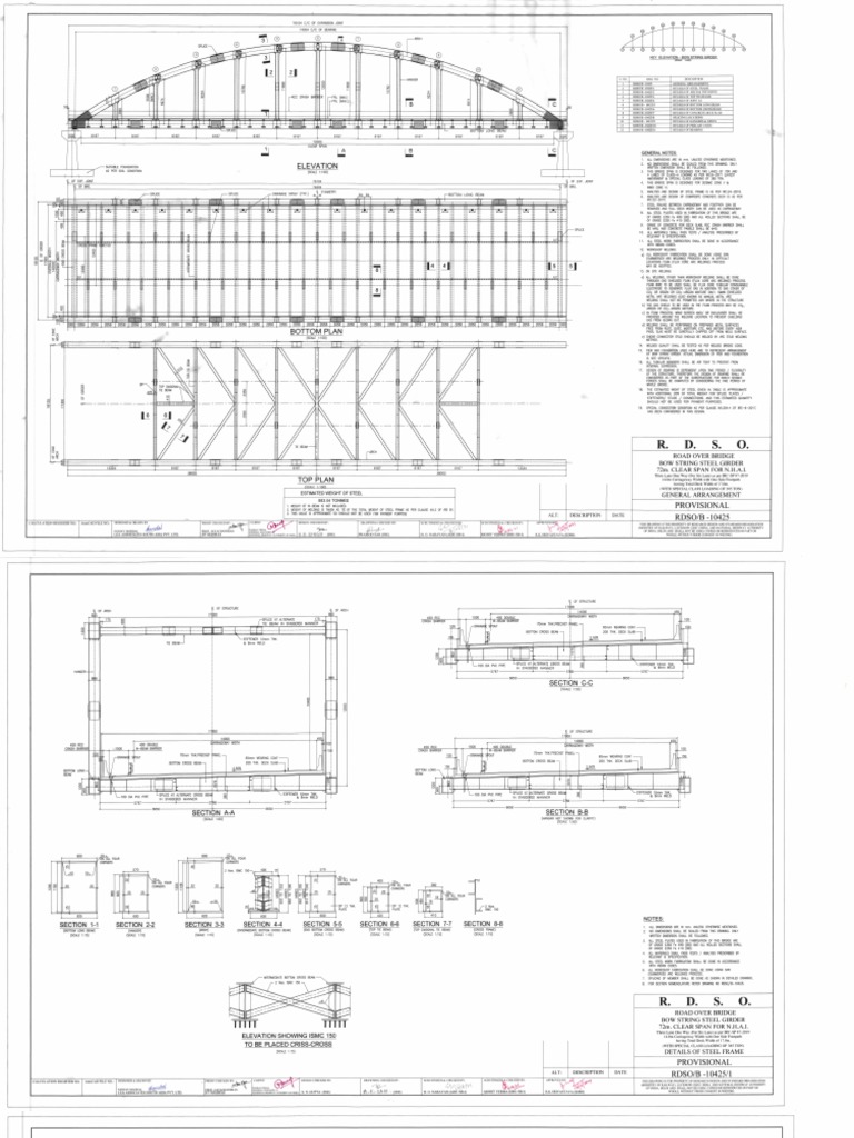 Bow String Girder 72 M 6 Lane (17M) RDSOB10425 PDF