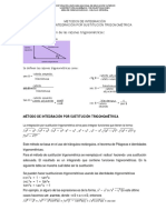 Guia Integración Por Sustitución Trigonométrica