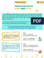 Tai Lieu Ngu Phap Unit 2 Lop 7 - Imperatives With More and Less