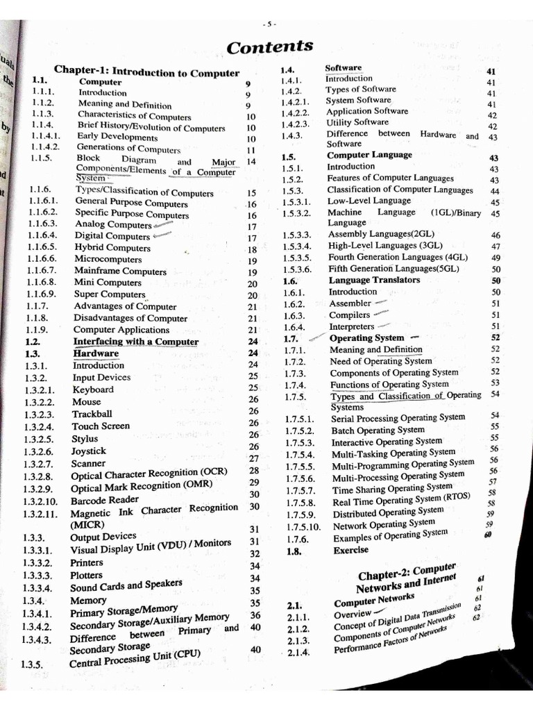 Computer Syllabus | PDF