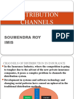 Distribution Channels: Soumendra Roy Imis