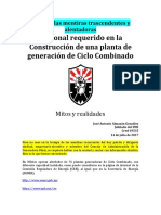 Personal Requerido en La Construcción de Una Planta de Generación de Ciclo Combinado