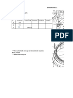 Component: Draft Tube (DT) Unit:I Center Point: SN Dimension As Per. Dwg. Measured Deviations Remarks 1 X-X 2 Y-Y 3 1042.21