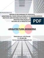 Arquitectura Moderna Arq. Julia Pereda
