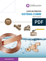 Lista de precios de tubería de cobre EMMSA 2020