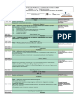 Agenda Del Seminario Derecho Ambiental y Administrativo Imbabura 2022