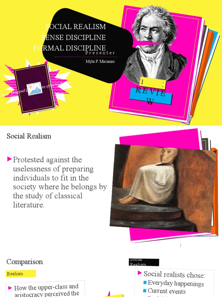 Social Realism Sense Discipline Formal Discipline: Revie W | PDF ...