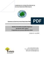 PAFC Gabon Standard Gestion Forestiere Schema 2013