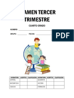 Examen Tercer Trimestre