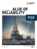 Mitsubishi Power White Paper - The Value of Reliability