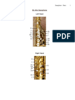 Fingering Chart Saxophone Basic