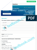 MCQ On Lasers and Laser Light 5eea6a1339140f30f369ef5e