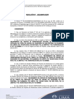 Proyecto de Resolución de Gerencia San Cosme 01-06-2022