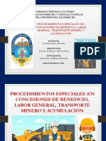 Exposicion Procedimientos Especiales en Concesiones de Beneficio