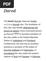 Darood Clan Structure and Lineage | PDF | Horn Of Africa | Member ...
