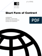 Fidic-Short Form of Contract