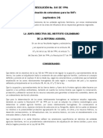 Resolución 041 de 1996 Del Incora (1)