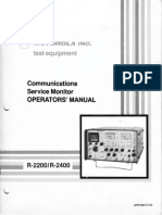Operators' Manual: Test Equipment