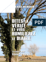 Menuhin Gerard - Dites La Vérité Et Vous Humilierez Le Diable