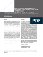 Requisitos Compatibles en Las Normas NC ISO 9001:2015, 14001:2015, 45001:2018 Y 50001:2019 para Sistemas Integrados