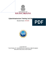 Cyberinfrastructure Training Lab User Guide