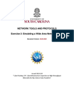 Network Tools and Protocols Exercise 2: Emulating A Wide Area Network (WAN)