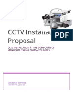 CCTV Installation Proposal - MANUCOM