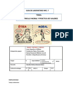 Guia de Laboratorio 7 - Desarrollo Moral y Práctica de Valores