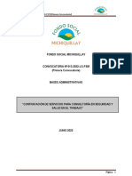 Contratación de Servicios para Consultoría en Seguridad y Salud en El Trabajo