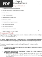 Multithreading Concept: by The End of This Chapter, You Will Be Able To