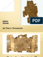 Exégesis Del NT - Crítica Textual