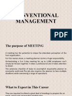 Conventional Management