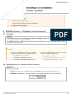 Cours 3e Statistiques