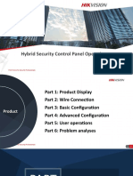 Hybrid Security Control Panel Operation