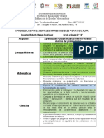 2a - Aprendizajes Fundamentales Imprescindibles Por Asignatura