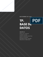 Trabajo Práctico Base de Datos