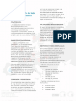 Aceros inoxidables de baja aleación martensíticos: características y aplicaciones