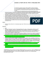 HP Software and Communication vs. PLDT, G.R. No. 170217, 10 December 2012