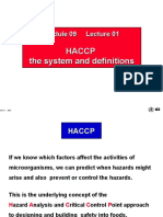 Haccp The System and Definitions