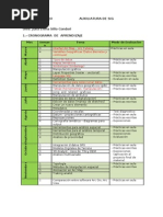 PLAN DE TRABAJOAUXILIATURA DE SIG   GESTIÓN 2011