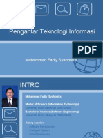 Materikuliah 1 Pengantarteknologiinformasi