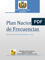 Plan Nacional de Frecuencias - 08 - 11 - 2012