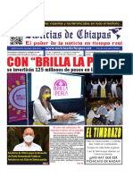 Periódico Noticias de Chiapas, Edición Virtual Miércoles 22 de Junio de 2022